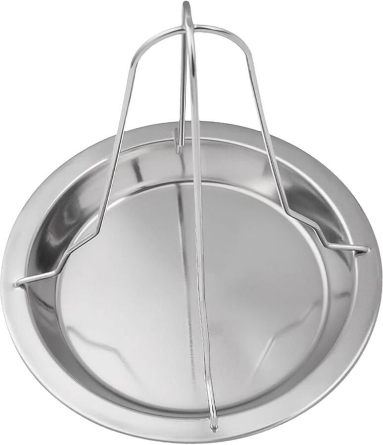 Verticale Kip Braadrek Gevogelte Houder Gelijkmatig Grillen Opvouwbaar RVS 20 x 20 x 4 cm Zilverkleurig