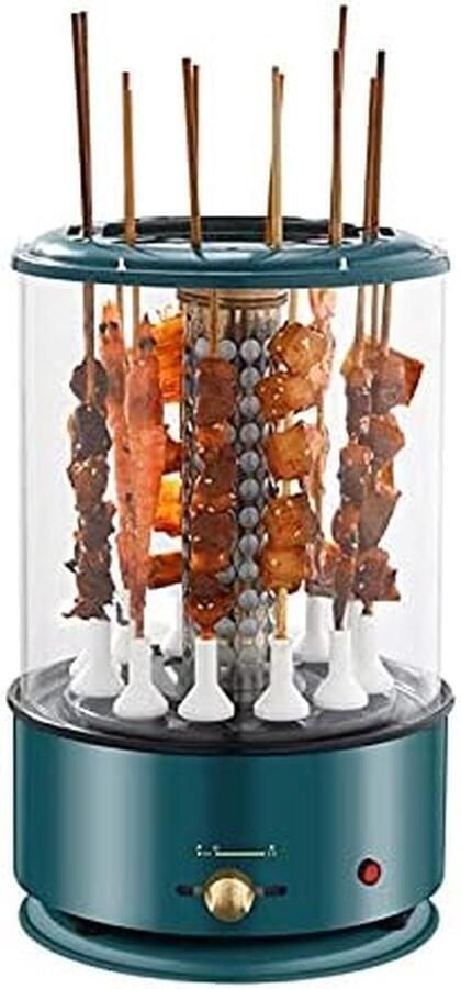 Verticale Rotisserie Oven Elektrische Grill Buiten Koken 360° Automatische Rotatie 225 x 225 x 340 mm