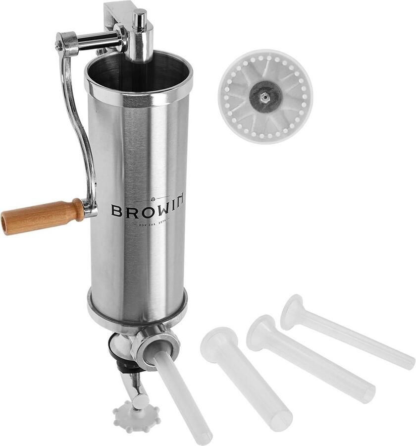 Verticale RVS Worstvuller 2 5 KG voor Zelfgemaakte Worst en Cevapcici