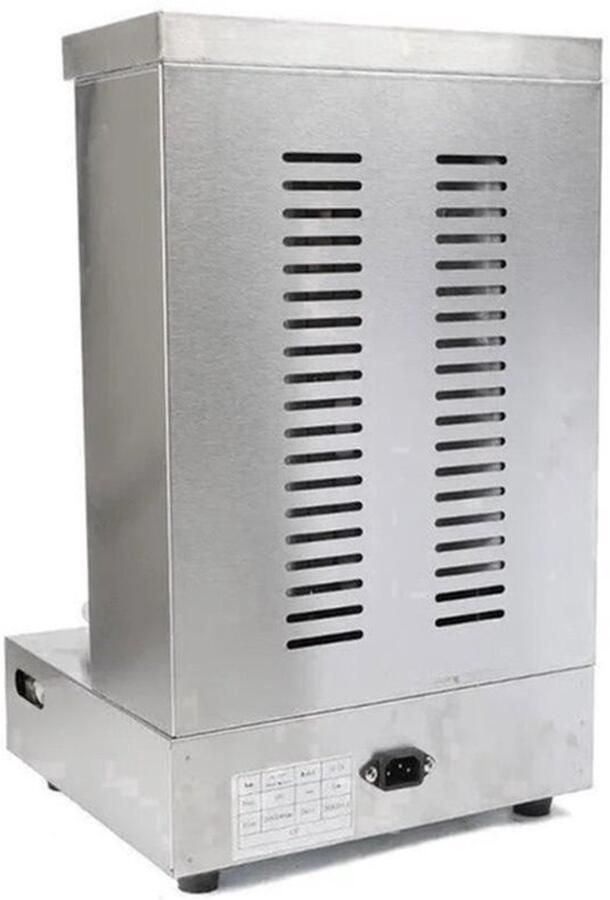 Verticale Shawarma Grill – Kebab Grill – Gyros Grill – Donerkebab Grill – 360° Rotatie – 3000W Vermogen