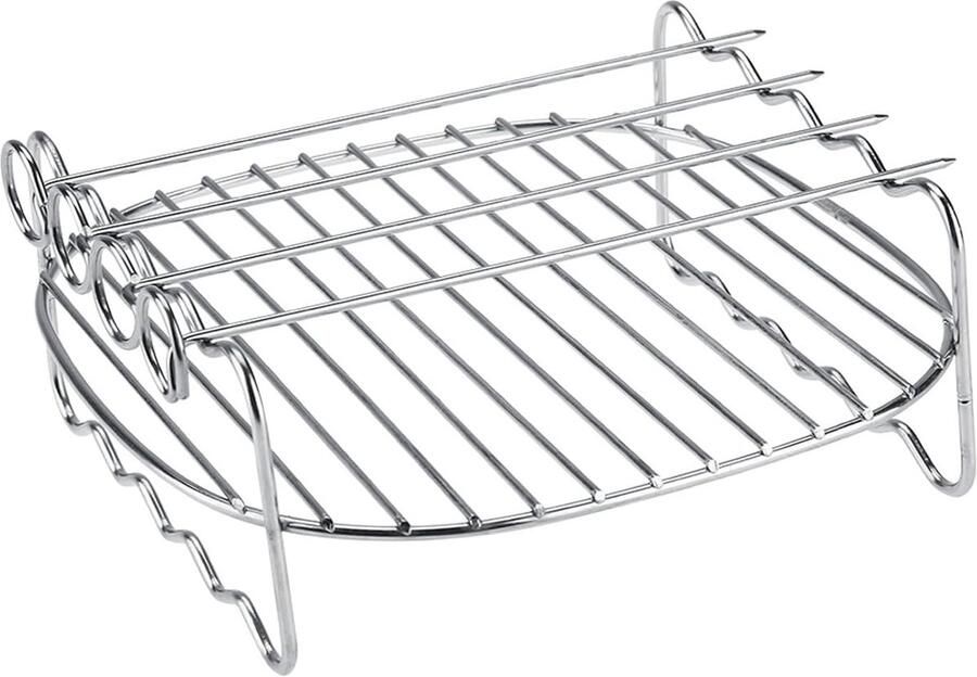 Vervang BBQ Rack Airfryer 5000 Air Fryer 4.1l Buiten Koken Gereedschap & Accessoires Dubbele Laag Spiesen Bakplaat