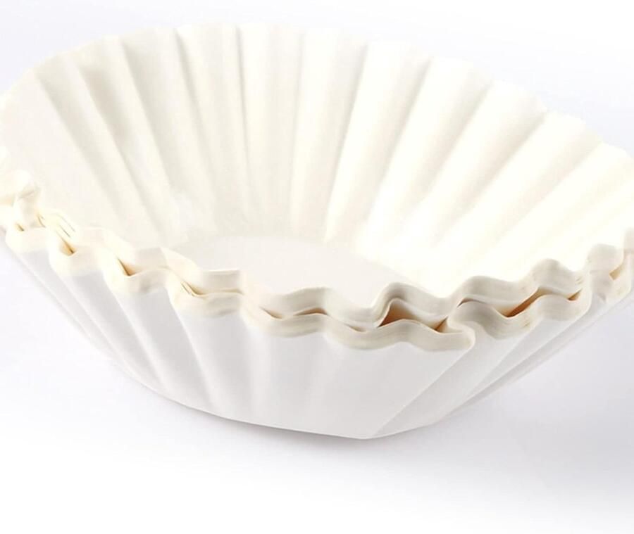 Vervangende Wegwerp Koffiefilters voor Koffiemachine Set van 50 Stuks Geschikt voor Alle Koffiezetapparaten Ideaal voor Thuisgebruik en Koffiebar