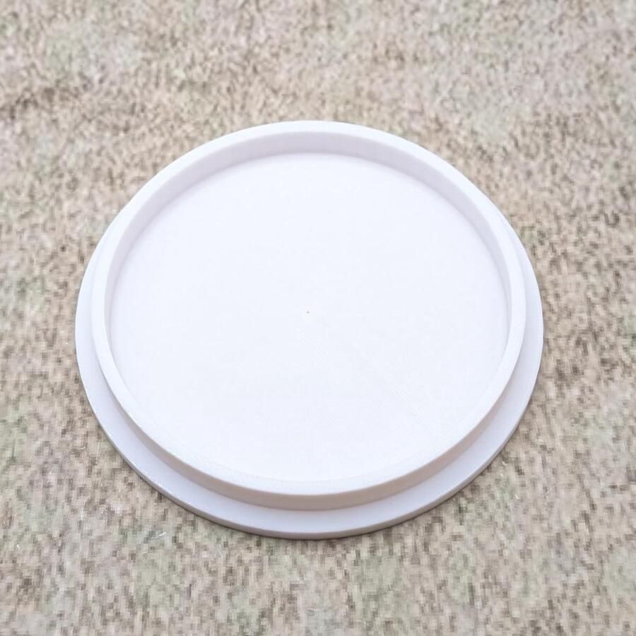 Vervangend Deksel Reserve Deksel Melkopschuimer Reparatie Gemaakt in Duitsland Diameter 123 mm Wit