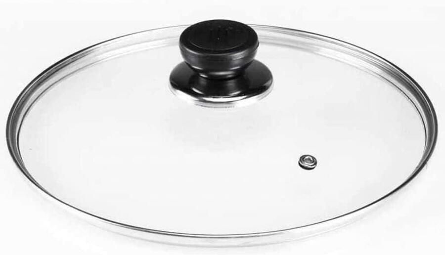 Vervangend Glazen Deksel Universeel Deksel Koken in Keuken Gehard Glas 32 cm Transparant
