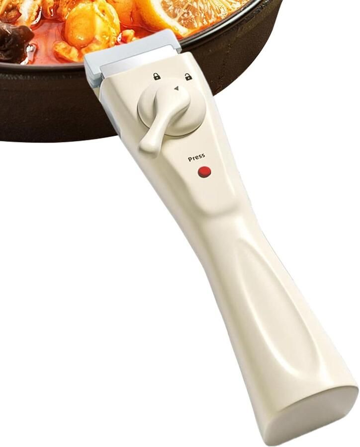 Vervangend Handvat Kookgerei Grip Veilig Koken Universele Pasvorm 228 x 72 cm Zwart