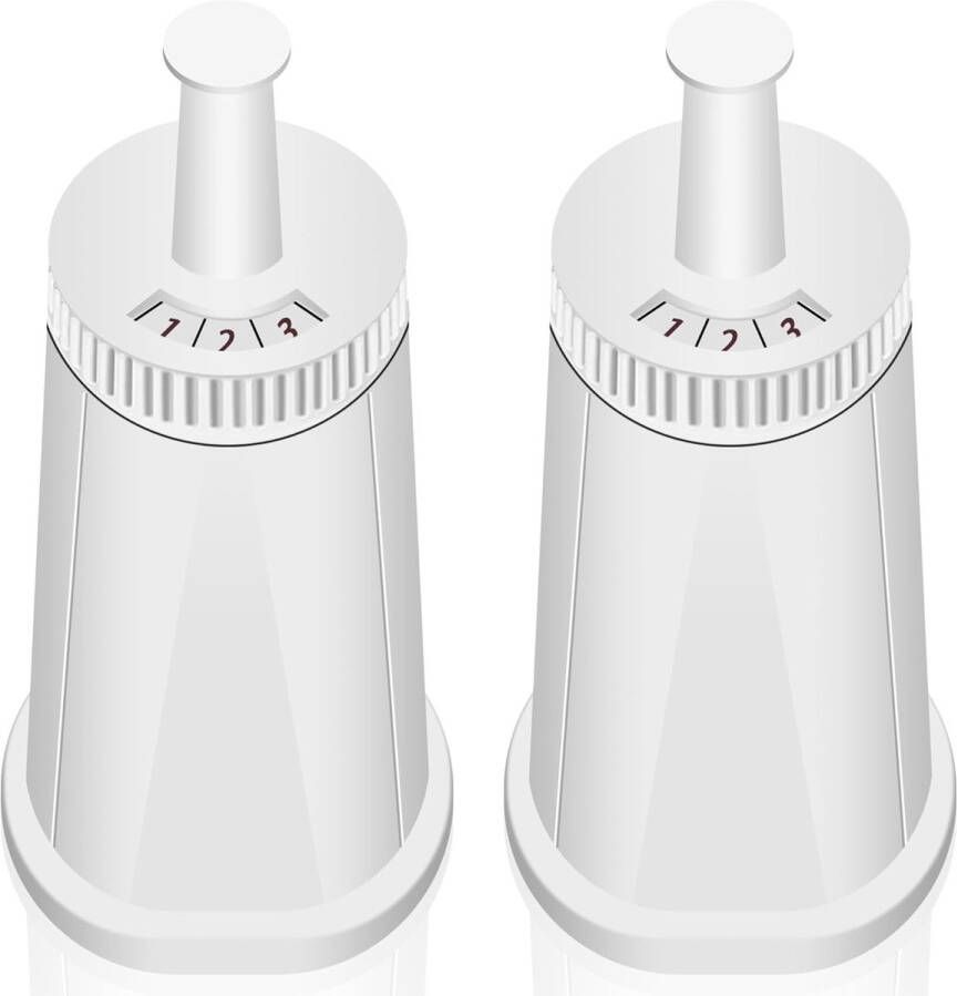 ZVD Vervangend waterfilter 2-pack voor Breville Barista Touch Espressomachine BES880 Barista Pro BES878 Oracle Touch BES990 Oracle BES980 en Double Boiler BES920 Bambino ClaroSwiss Sage BES008WHT0NUC1