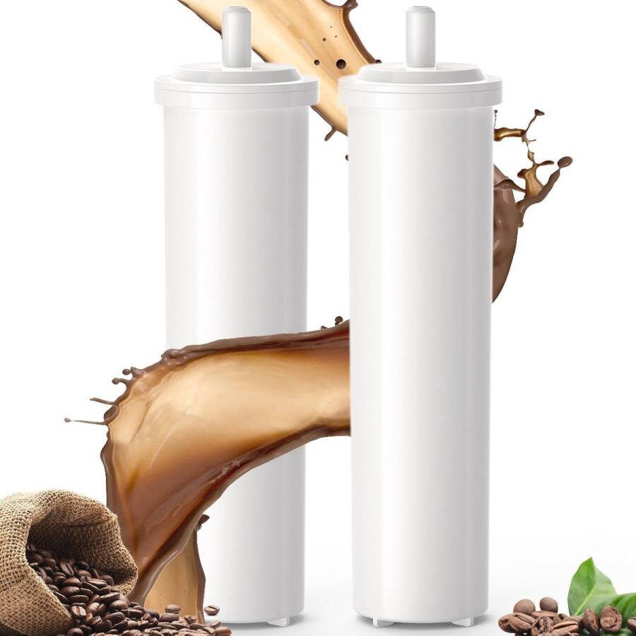 Vervangend Waterfilter voor Koffiezetapparaten Compatibel met Automatische Koffiemachines Set van 2 Stuks