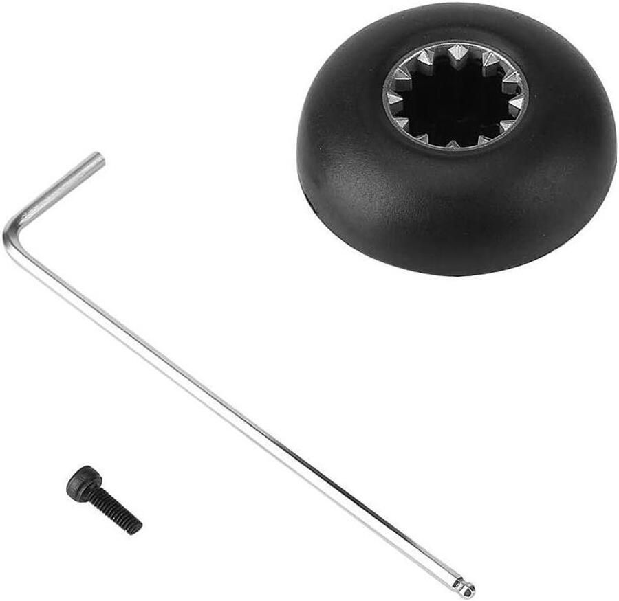 Vervangende Aandrijfas Reserveonderdeel Mixer Apparaat Repareren Inclusief Inbussleutel 3.8 x 2.5 cm Zwart