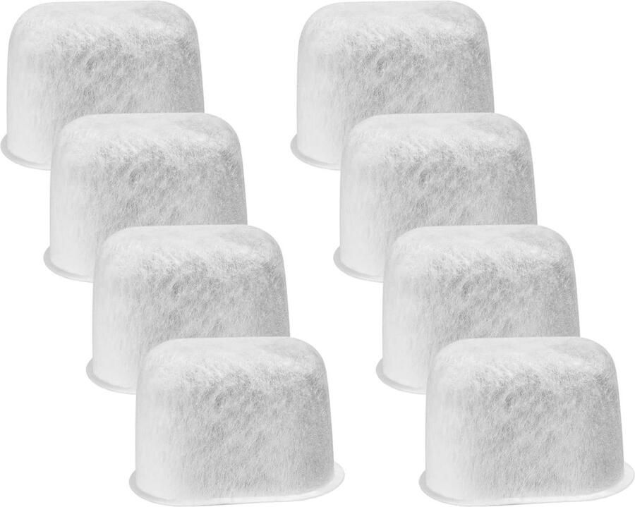 Vervangende Actieve Houtskool Waterfilters voor Cuisinart Koffiemachines 8 Stuks voor Optimale Smaak en Kwaliteit