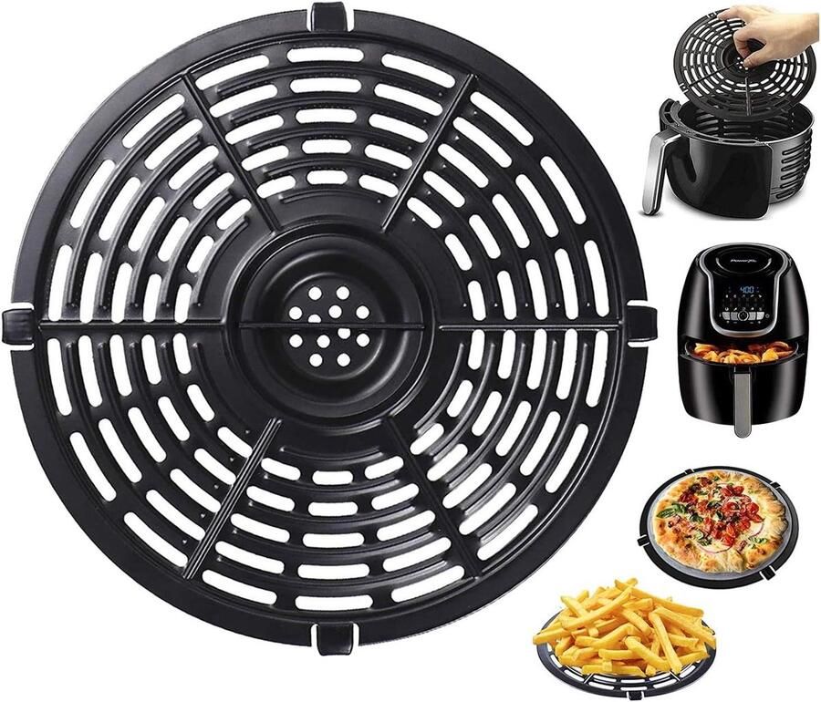 Vervangende Antiaanbak Grillpan voor 5QT Airfryer – Crisper Plaat voor merken