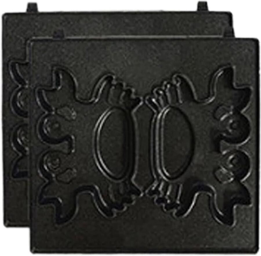 Vervangende Bakplaten Sandwichmaker Platen Snacks Maken Antiaanbaklaag Standaard Maten Crab Plate