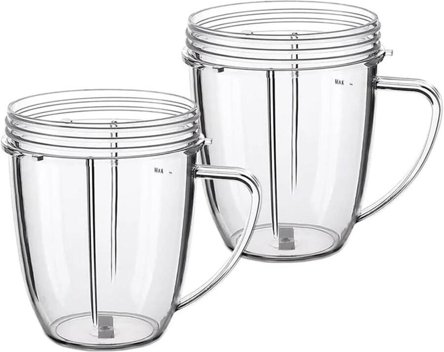 Vervangende Beker Mixer Mok Smoothies Maken Met Handvat 18oz Transparant