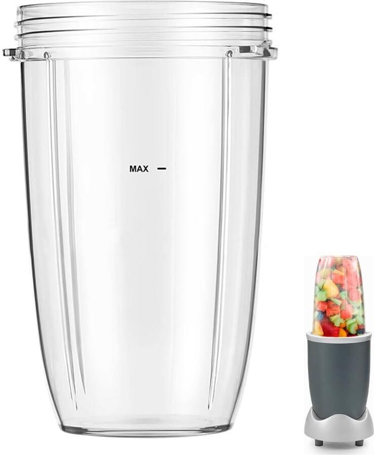 Vervangende beker voor sapcentrifuge 900 W 600 W compatibel met de elektrische -mixer