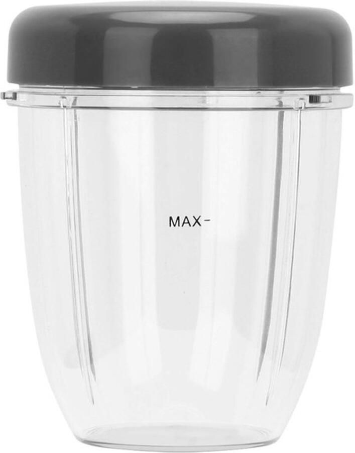 Vervangende bekerdekselset voor 900W blender gemaakt van stevig PC en food grade ABS gemakkelijk vaatwasmachinebestendig uitstekende pasvorm originele grote capaciteit (kleine beker 18