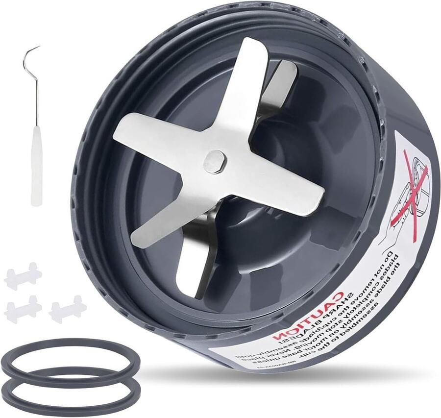 Vervangende Bladen voor Blender Extractor 7 Stuks Geschikt voor 600W en 900W Mixers Hoogwaardige Kwaliteit en Duurzaamheid