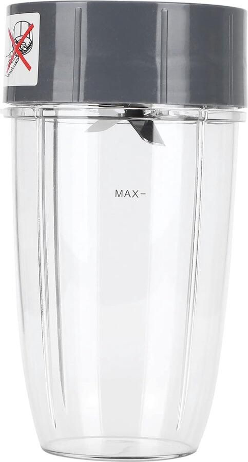 Vervangende Blender Beker Reservebeker Mixerset Smoothies Maken Voedselveilig ABS Roestvrij Staal 24 OZ Transparant