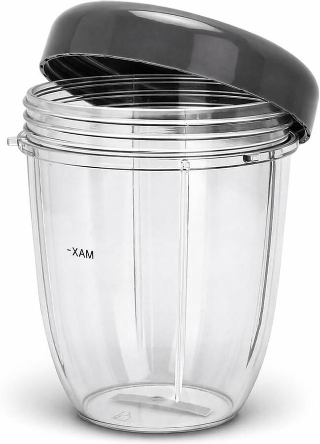 Vervangende Blender Cup 900W 32oz Grote PC Cup met Deksel Voedselveilige ABS Vaatwasserbestendig en Makkelijk Schoon te Maken