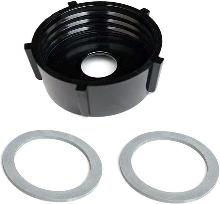 Vervangende Blender Jar Basis met Rubberafdichtingen en Schroefdop Accessoires voor Optimale Mixresultaten en Duurzaamheid