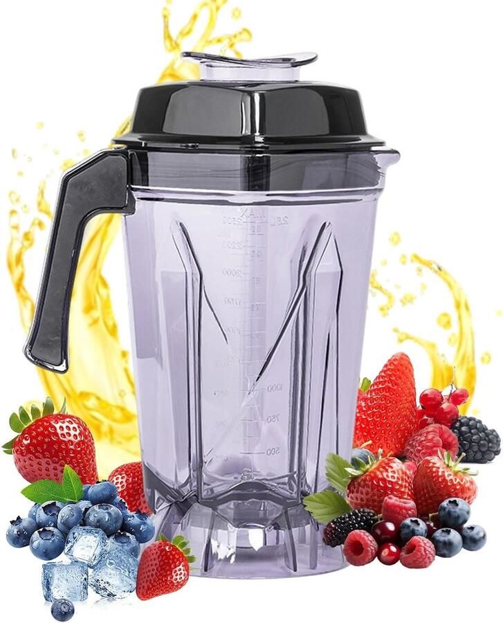 Transparante 2.5L Vervangende Blender Kruik voor Blender Modellen en Toepassingen - Foto 1