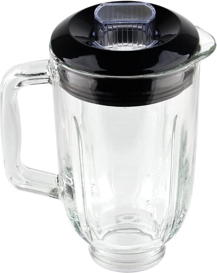 Vervangende Blenderkan Reserveonderdeel Glas Smoothies Maken Originele Pasvorm 5 Cups Transparant