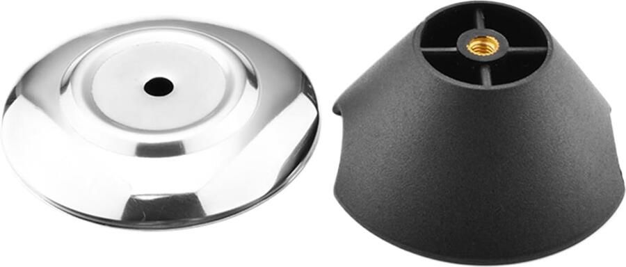 Vervangende Dekselknop Panhandvat Kookgerei Veilig Koken Hittebestendig Bakeliet 3.5-4.5 cm Zwart