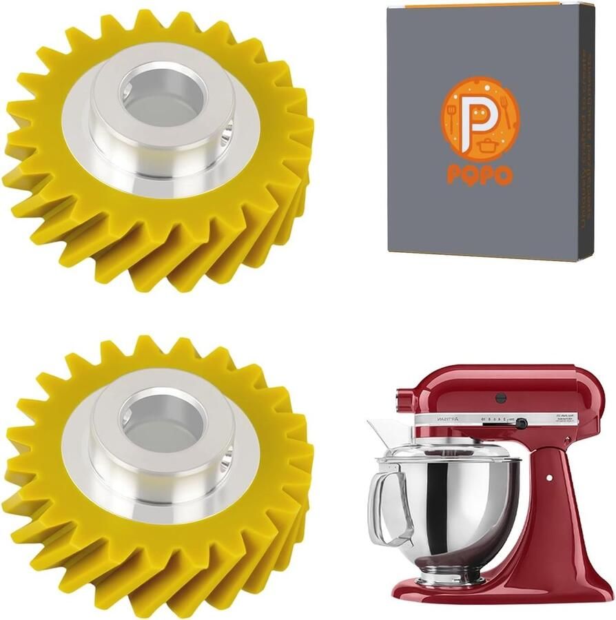 Vervangende Eindeloze Schroeftransmissie voor Keukenmachines Geschikt voor Bowl-Lift en Tilt-Head Accessoires (2 Stuks) Duurzaam en Betrouwbaar
