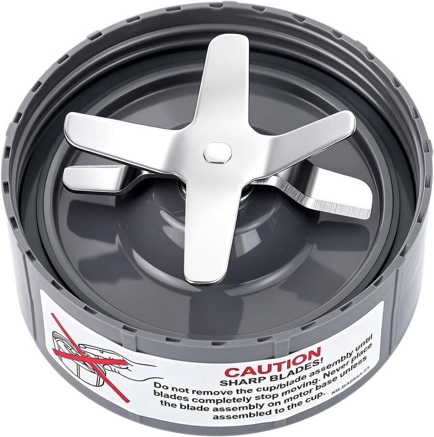 Vervangende Extractor Blade voor NutriBullet 600W 900W Inclusief Siliconen Rubber O-ringen en Vervangingsonderdelen voor Blender en Extractor Knives