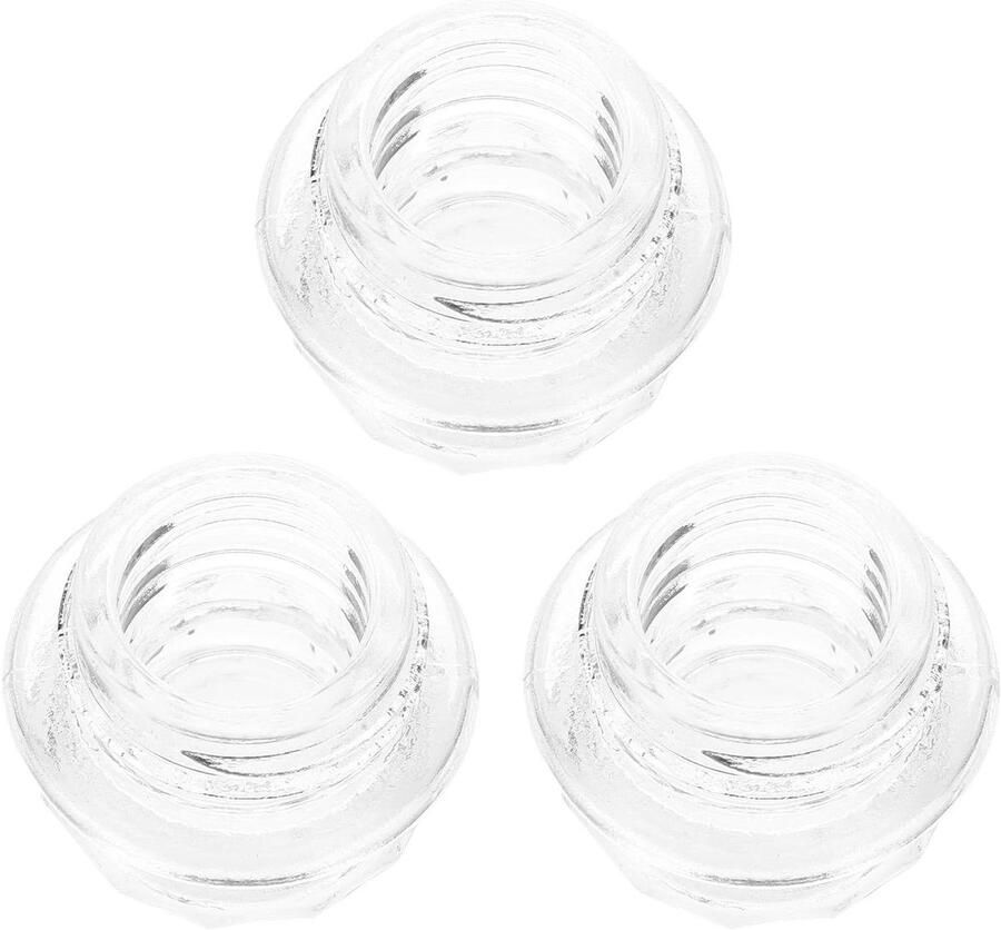 Vervangende glazen knop Reserveonderdeel koffiezetter Koffiezetten observeren Hittebestendig glas 40x40x30 mm Transparant