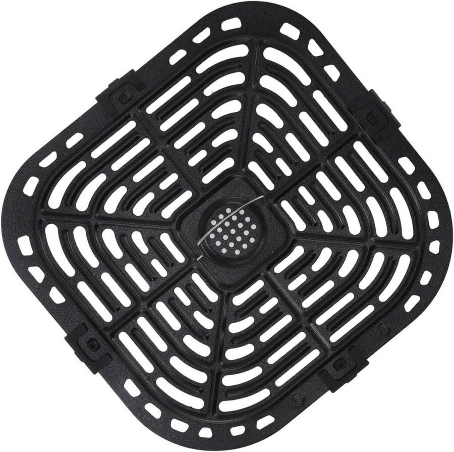 Roestvrijstalen Grillpan 24x23cm voor Luchtfriteuse Vervangende Crisperplaat