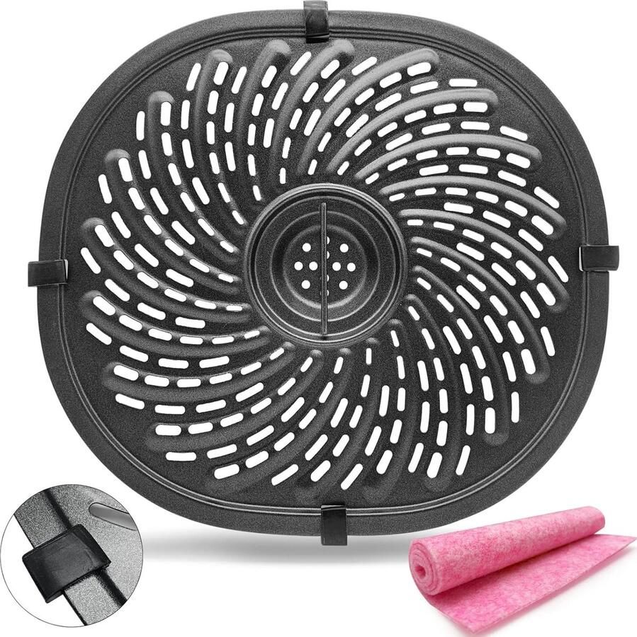 Vervangende Grillpan voor 7QT Airfryer Crisper Plate met Antiaanbaklaag