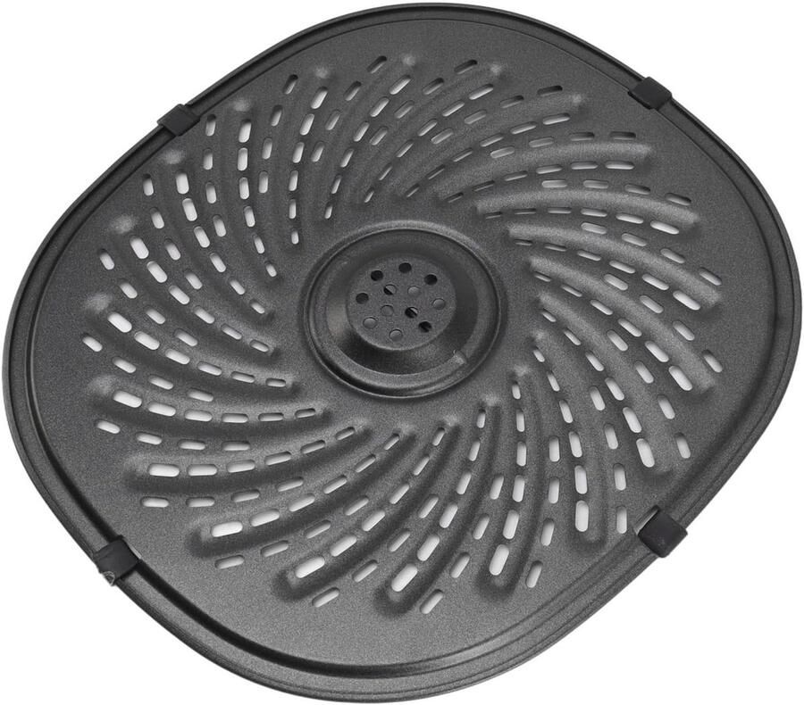 Vervangende Grillpan voor Airfryer RVS Crispertroost Antiaanbaklaag Vaatwasserbestendig Geschikt voor Gezond Koken en Bakken