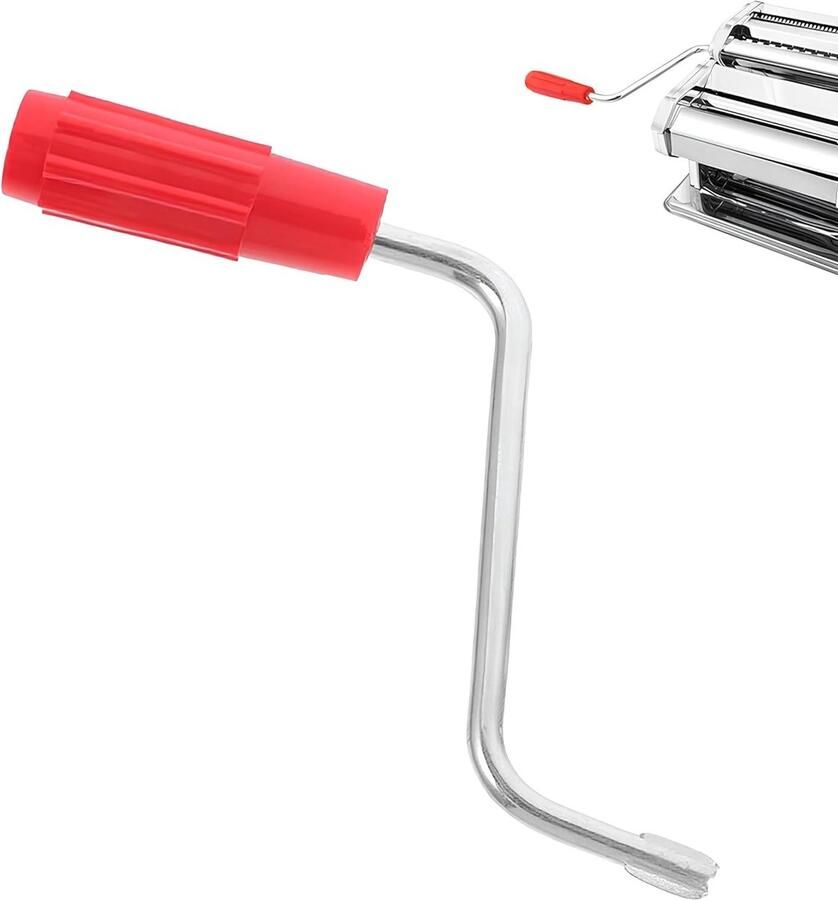 Vervangende Handgreep voor Handmatige Pastamaker Sterke Metalen Crank Pastamaker Accessoires voor Thuisgebruik Ideaal voor Verse Pasta en Pastagerechten