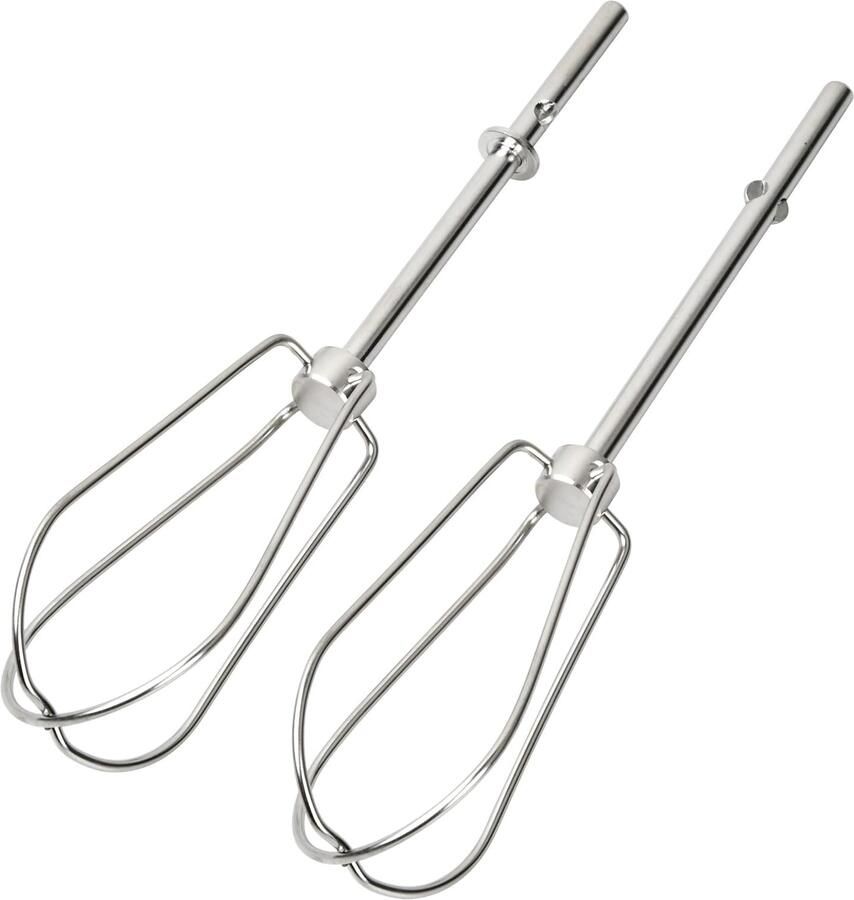 Vervangende handmixer 2 stuks roestvrijstalen klopper voor eierklopper 18 5 cm elektrische mixeronderdelen handmixer turbokloppers keukenmenghulpstukken voor het mengen van melk ei