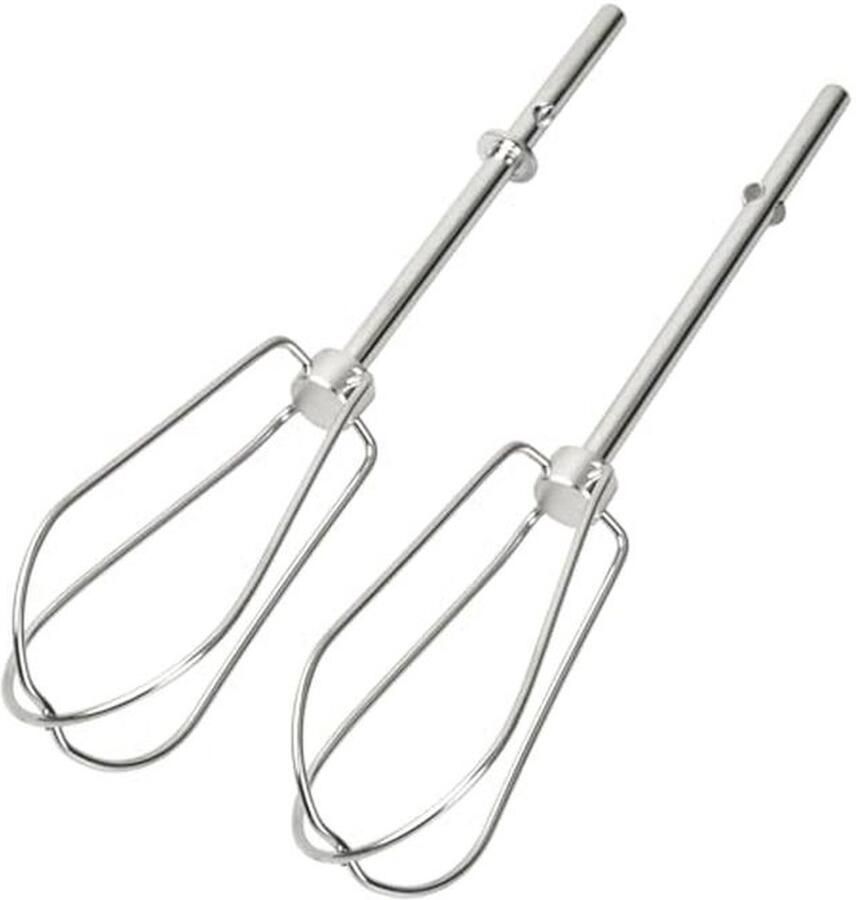 Vervangende handmixer kloppers 18 5 cm 2 stuks roestvrij staal voor eieren en slagroom