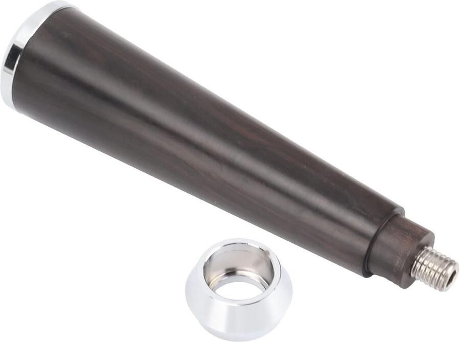 Vervangende Houten Koffiefilterhandgreep met Stalen Onderkant voor Koffiemachine Ondersteuning voor Bodemloze Filters en Accessoires voor Koffieliefhebbers