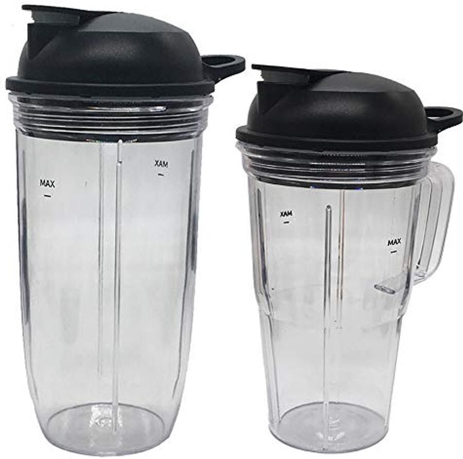 Vervangende juicer pot en beker set 24oz en 32oz met deksel voor blenders