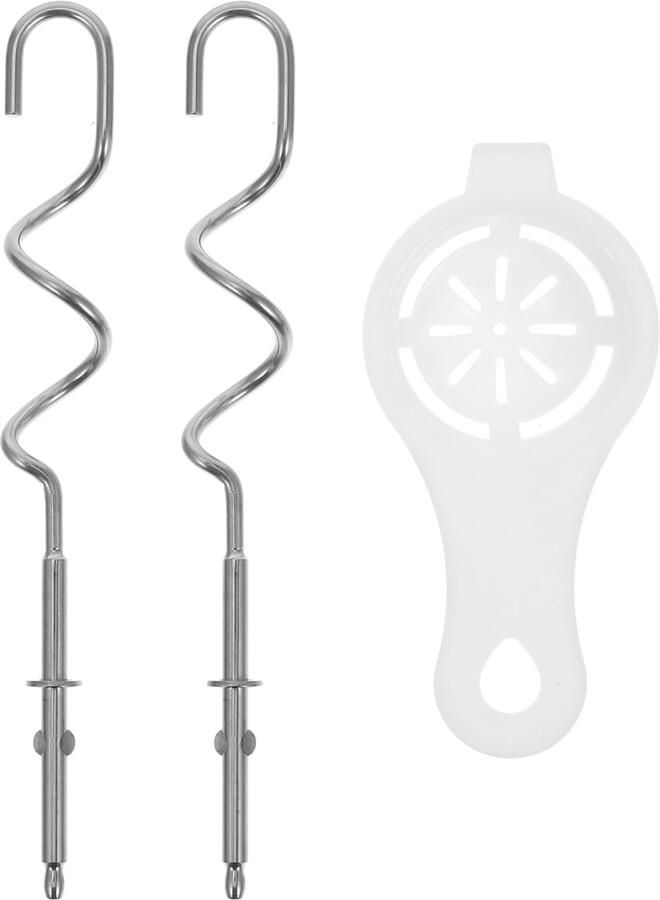 Vervangende kneedhaak handmixer accessoires onderdelen van roestvrij staal compatibele handmixer deeghaak duurzaam en gemakkelijk te reinigen keukenaccessoires voor bakken en koken