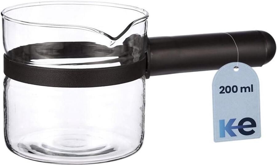 Vervangende koffiepot Glazen kan Espresso bereiden Magnetronbestendig 200 ml Transparant