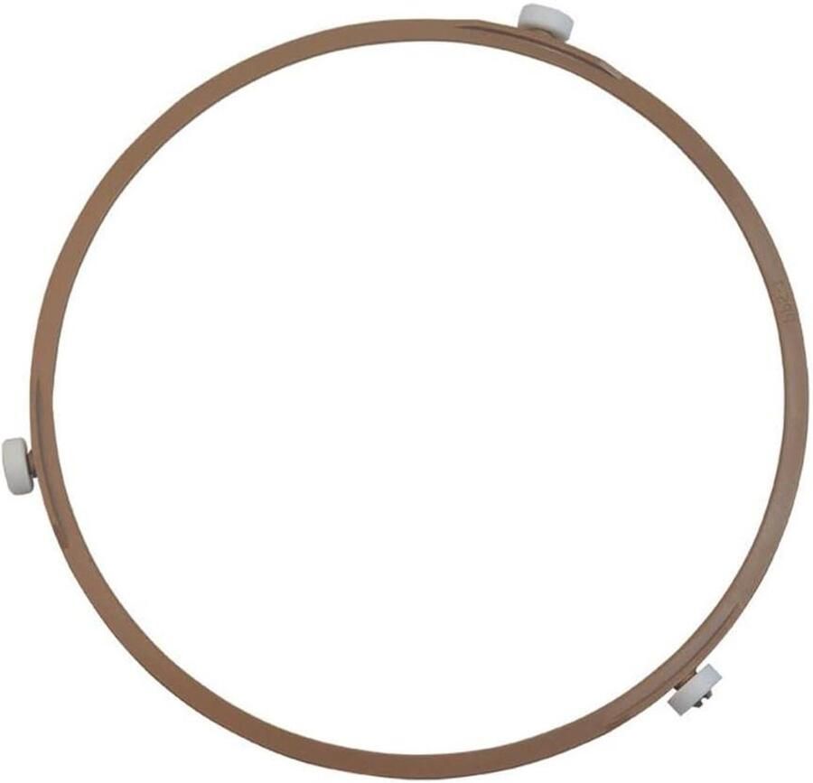 Vervangende magnetrondraaitafelring rolsteun met diameter van 8 74 inch met 3 wielen voor soepele bediening past op de meeste magnetrons met glazen platen van meer dan 11 8 inch lichtbruin (1 5 cm)