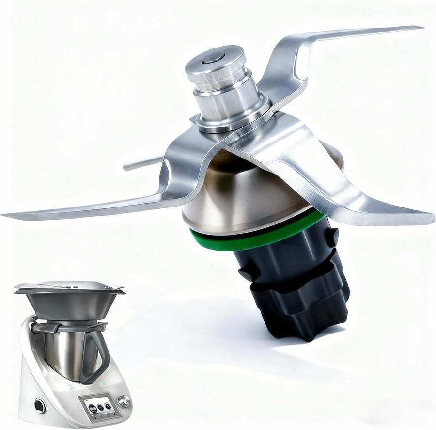 Vervangende mes voor Thermomix TM5 en TM6 roestvrijstalen blender met afdichting accessoires voor keukenmachines snijdt mengt en roert ingrediënten efficiënt vaatwasbestendig en duurzaam
