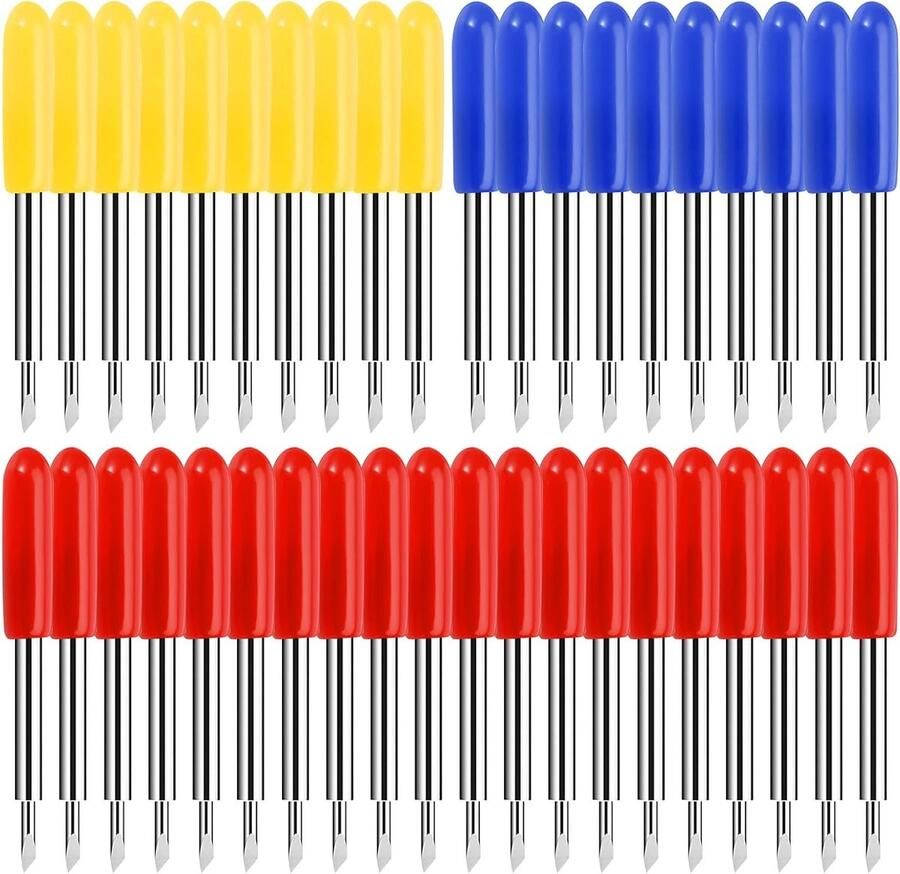 Vervangende mesjes voor snijmachines 40 stuks Ideaal voor precisiewerk hobby en knutselen
