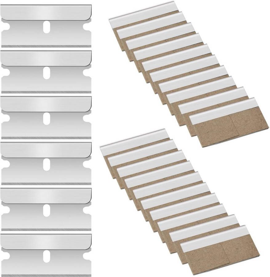 Vervangende messen voor keramische kookplaten 20 stuks roestvrij staal schrapermessen