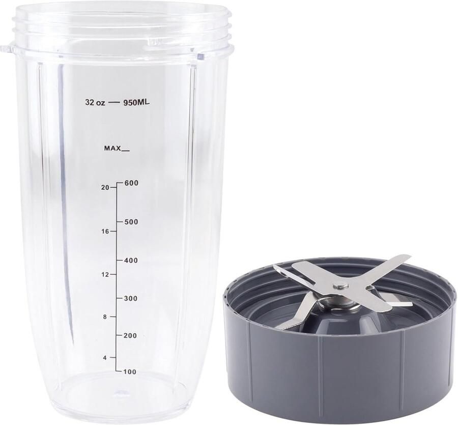 Vervangende Onderdelen Blender Extra Onderdelen Set Smoothies Maken Grote 32oz Beker 7.5 Inch Hoog Standaard Kleur