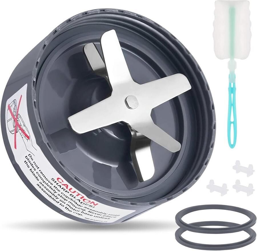 Vervangende Onderdelen voor Blender Extractor Cross Blade Compatibel met 600W en 900W Apparaten
