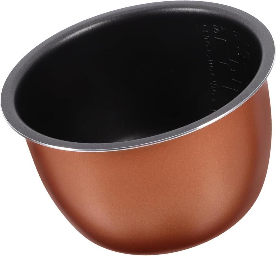 Vervangende Rijstkoker Pan Binnenpan Snelkookpan Thuis Koken Antiaanbaklaag 2 Liter Bruin