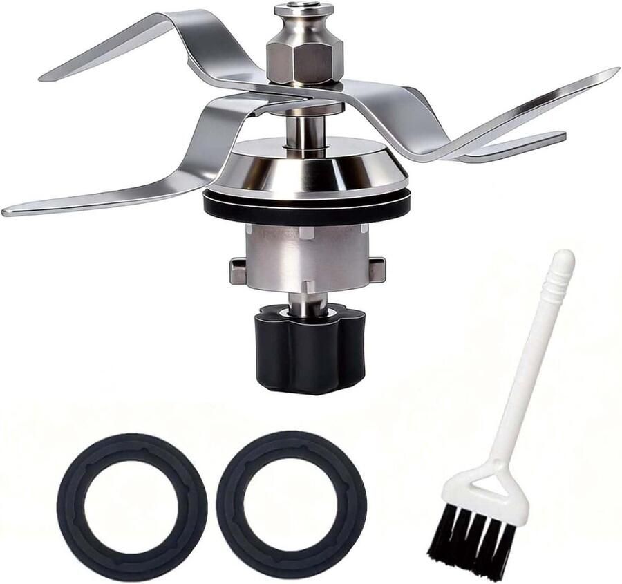 Vervangende RVS Mengmes voor Monsieur Cuisine Inclusief 2 Sealing Ringen en 1 Schoonmaakborstel Geschikt voor Keukenmachines en Foodprocessors