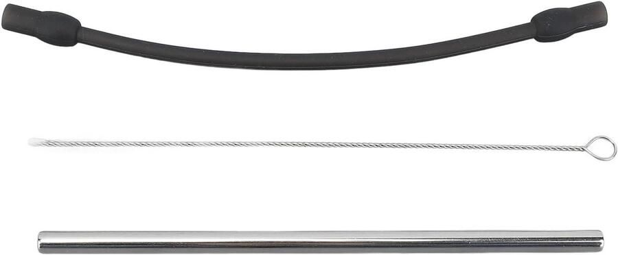 Vervangende slangset Melkslang accessoires Koffiezetapparaat onderhoud Voedselkwaliteit materialen 219 cm slanglengte Zilver
