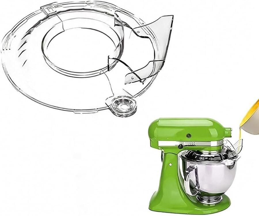 Vervangende Splash Guard voor 4.5-5 T Blender Opvouwbaar Deksel voor Mengkom Ideaal voor Keukenmixers en Accessoires