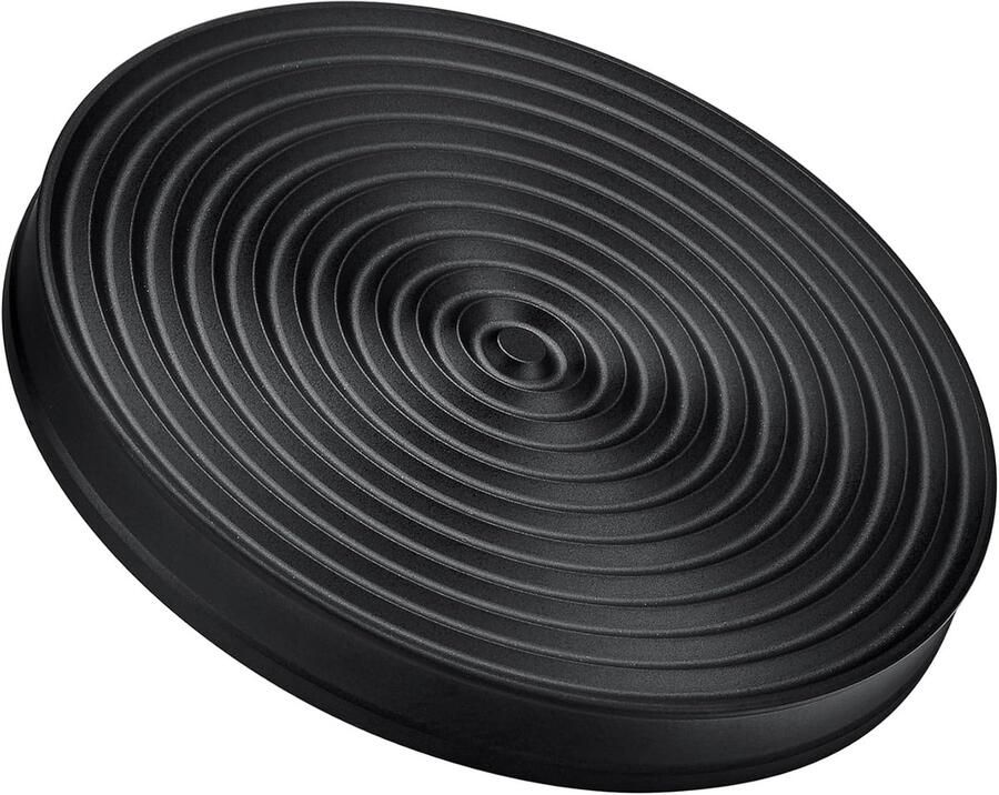 Vervangende Stamper Basis Espresso Aanstampen Perfect Koffie Zetten Titanium PVD Coating 533 mm Diameter Zwart