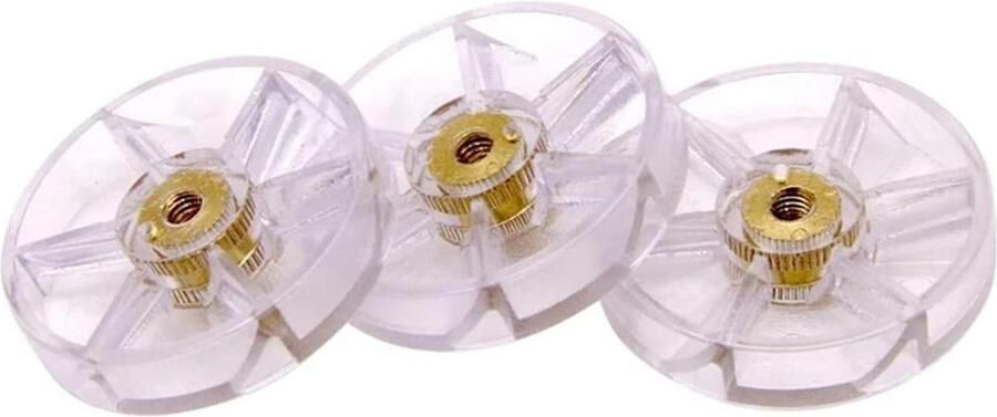 Vervangende Tandwielen Blender Onderdelen Apparaat Reparatie Voedselveilig Plastic 38 mm Transparant